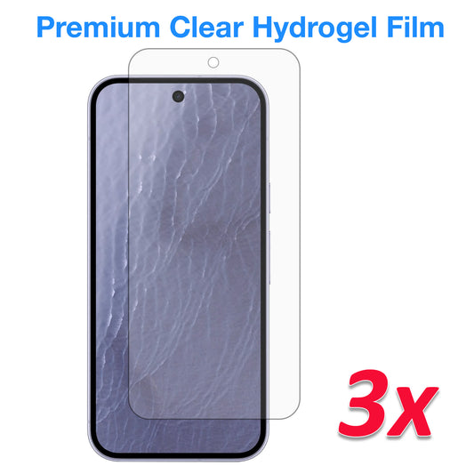 [3 Pack] MEZON Google Pixel 11 Premium Hydrogel Clear Edge-to-Edge Full Coverage Screen Protector Fingerprint Sensor Film