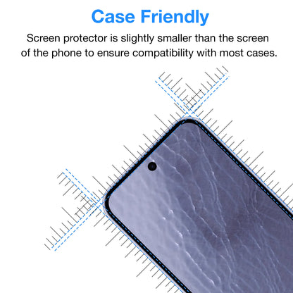 [2 Pack] MEZON Google Pixel 11 Tempered Glass Crystal Clear Premium 9H HD Case Friendly Screen Protectors (Pixel 11, 9H)
