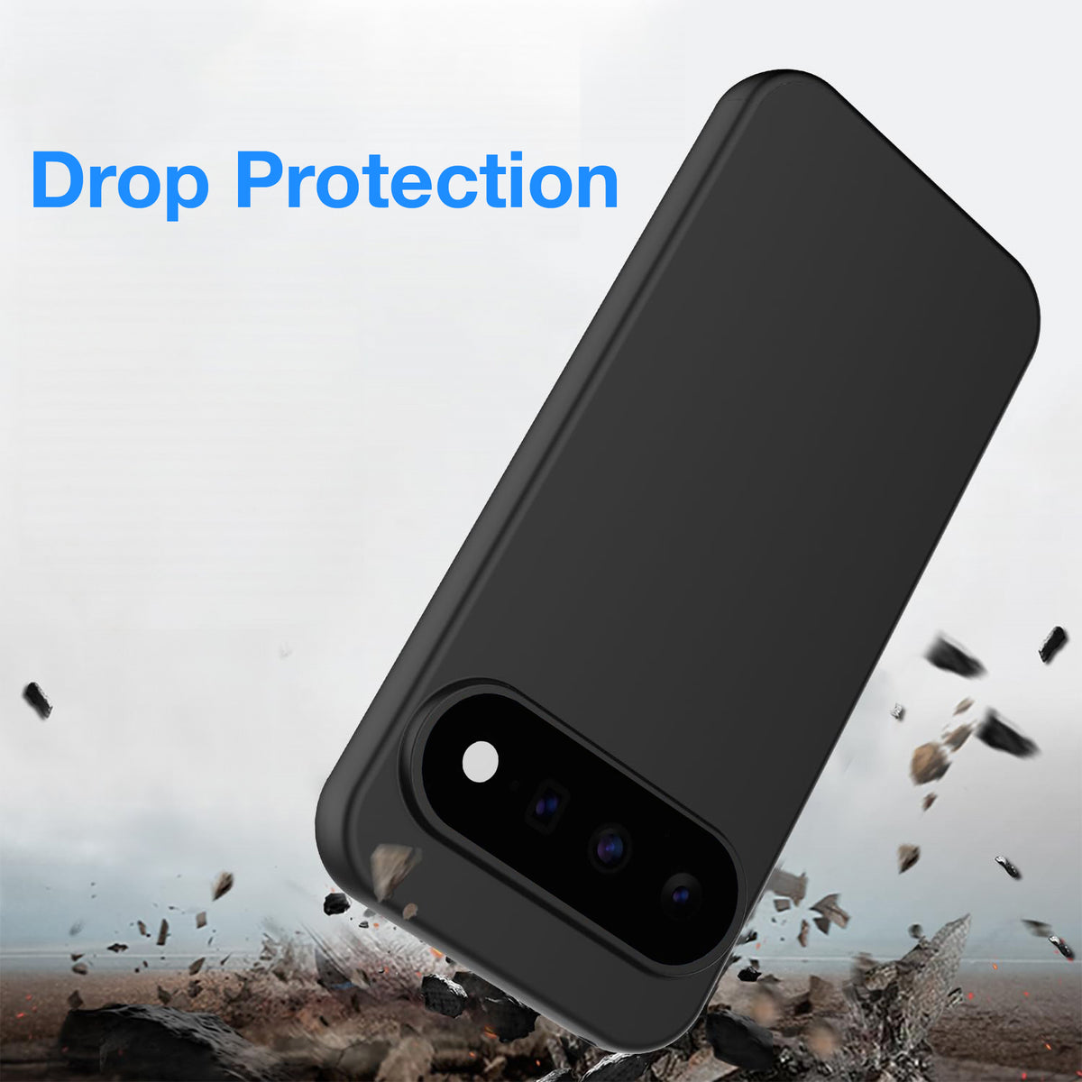 MEZON Google Pixel 11 Slim Black Premium TPU Gel Back Case – Shock Absorption (Pixel 11, Gel Black)