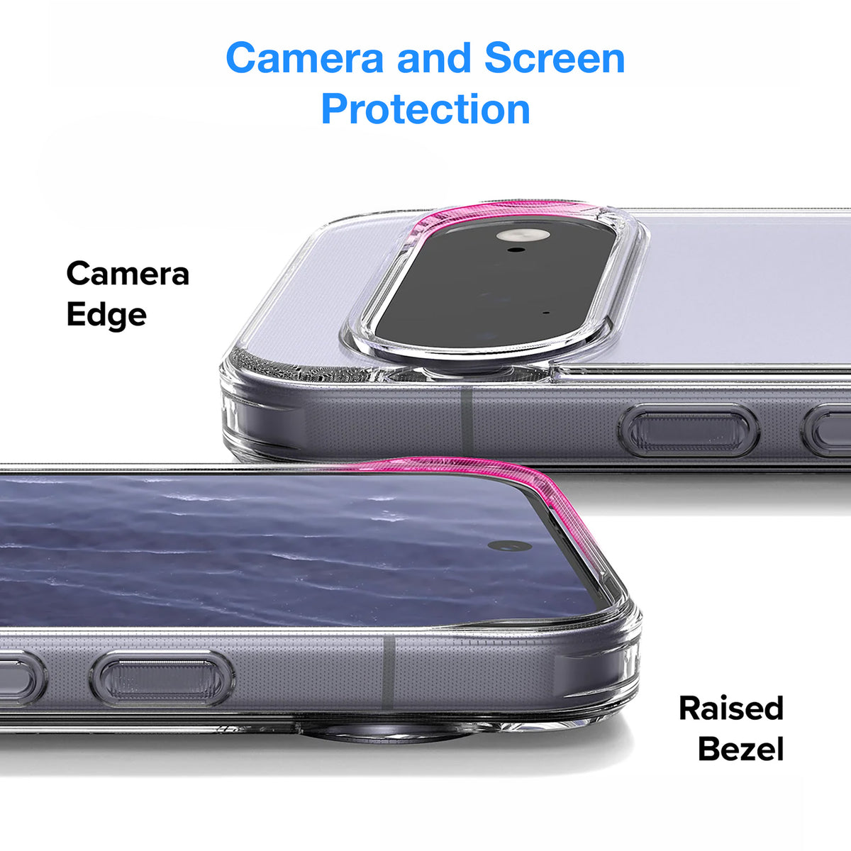 MEZON Google Pixel 11 Slim Premium Crystal Clear TPU Gel Back Case – Wireless Charging Compatible