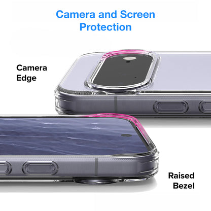MEZON Google Pixel 11 Slim Premium Crystal Clear TPU Gel Back Case – Wireless Charging Compatible