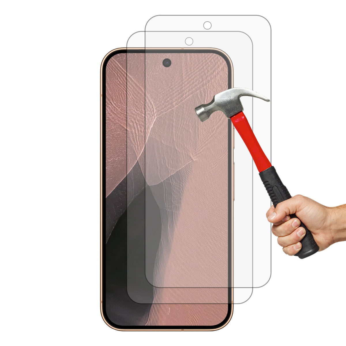 [2 Pack] MEZON Google Pixel 11 Pro Tempered Glass Crystal Clear Premium 9H HD Case Friendly Screen Protectors (Pixel 11 Pro, 9H)