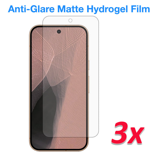 [3 Pack] MEZON Google Pixel 11 Pro Premium Anti-Glare Matte Hydrogel Edge-to-Edge Full Coverage Screen Protector