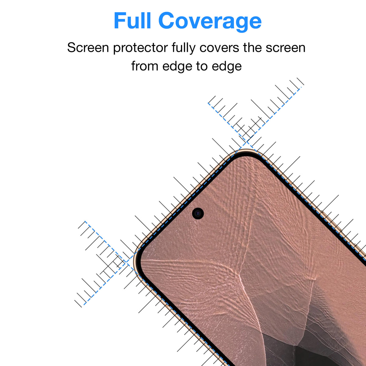 [3 Pack] MEZON Google Pixel 11 Pro Premium Hydrogel Clear Edge-to-Edge Full Coverage Screen Protector Fingerprint Sensor Film