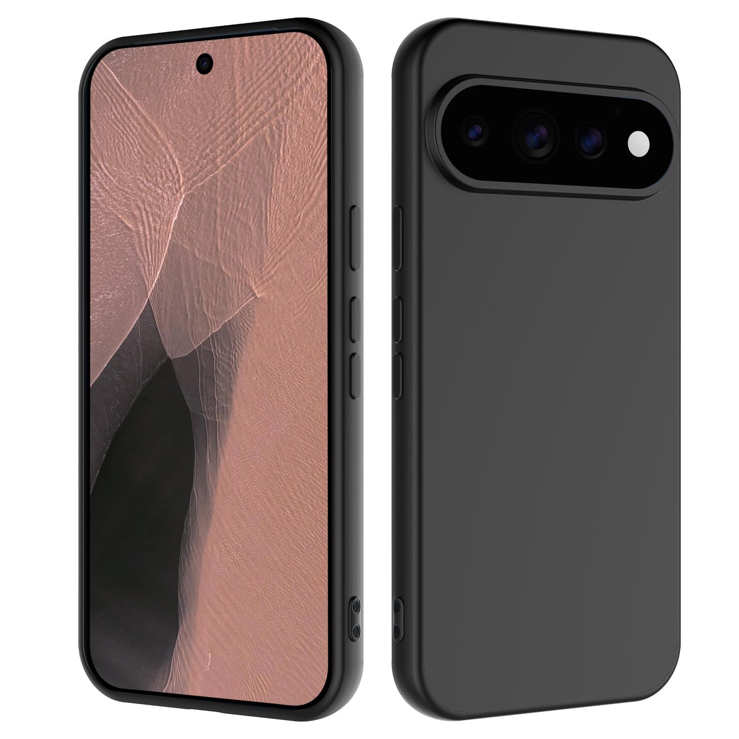 MEZON Google Pixel 11 Pro Slim Black Premium TPU Gel Back Case – Shock Absorption (Pixel 11 Pro, Gel Black)