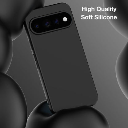 MEZON Google Pixel 11 Pro Slim Black Premium TPU Gel Back Case – Shock Absorption (Pixel 11 Pro, Gel Black)