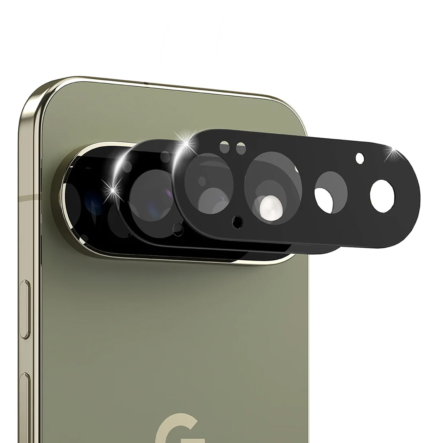 [2 Pack] MEZON Google Pixel 11 Pro Premium Full Coverage Camera Lens Tempered Glass (Pixel 11 Pro, Lens HD)