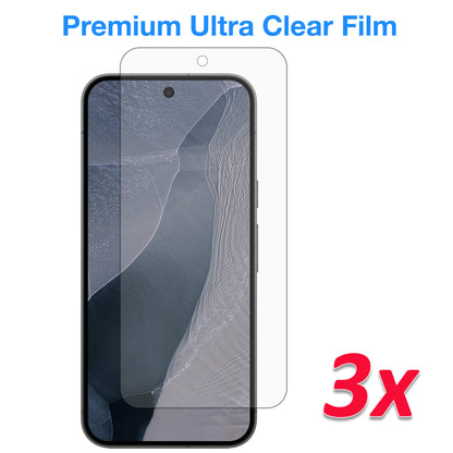 [3 Pack] MEZON Google Pixel 11 Pro XL Clear Screen Protector Case Friendly Film (Pixel 11 Pro XL, Clear)