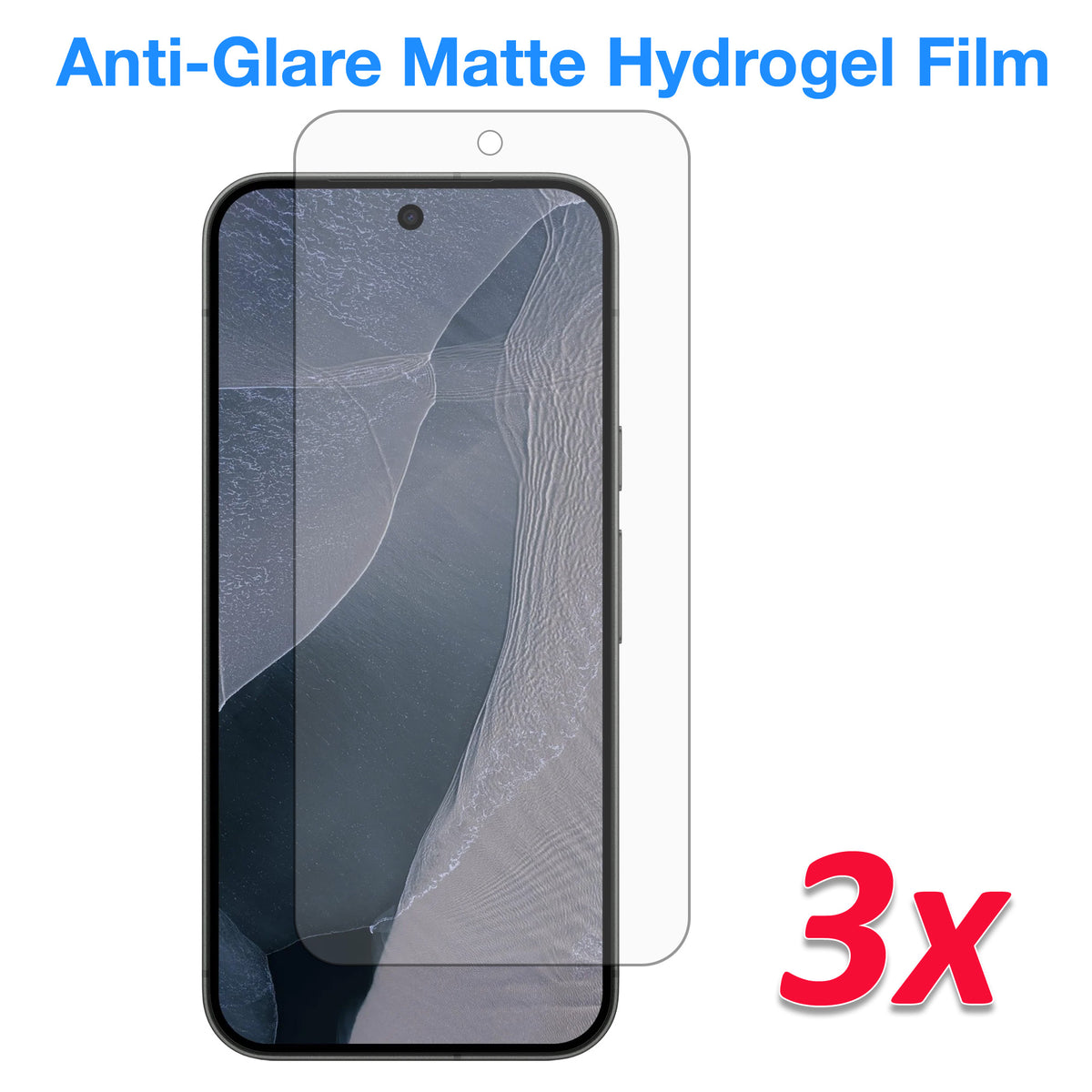[3 Pack] MEZON Google Pixel 11 Pro XL Premium Anti-Glare Matte Hydrogel Edge-to-Edge Full Coverage Screen Protector