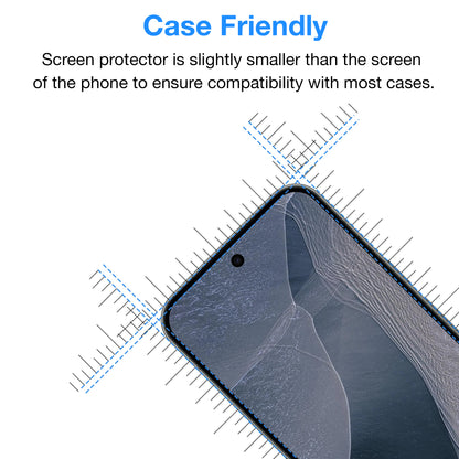 [3 Pack] MEZON Google Pixel 11 Pro XL Clear Screen Protector Case Friendly Film (Pixel 11 Pro XL, Clear)