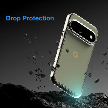 MEZON Google Pixel 11 Pro XL Slim Premium Crystal Clear TPU Gel Back Case – Wireless Charging Compatible