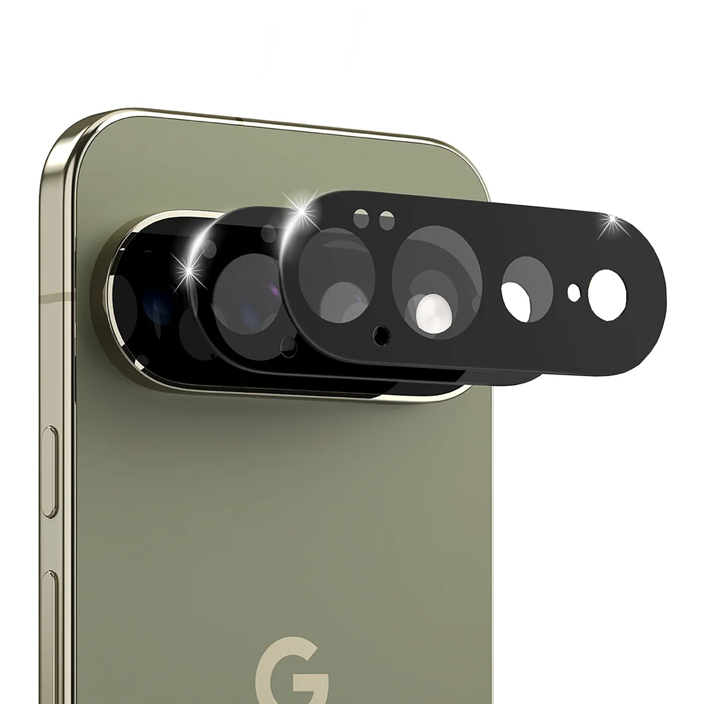 [2 Pack] MEZON Google Pixel 11 Pro XL Premium Full Coverage Camera Lens Tempered Glass (Pixel 11 Pro XL, Lens HD)