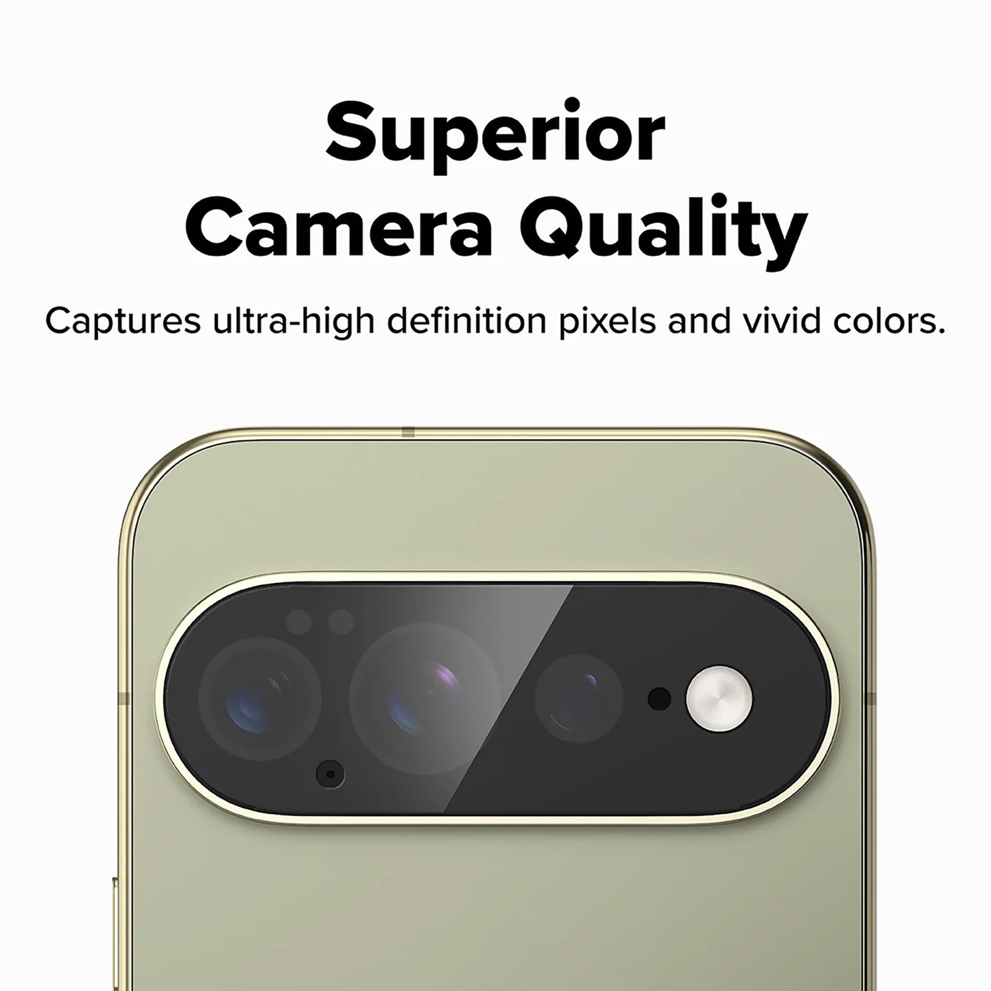 [2 Pack] MEZON Google Pixel 11 Pro XL Premium Full Coverage Camera Lens Tempered Glass (Pixel 11 Pro XL, Lens HD)