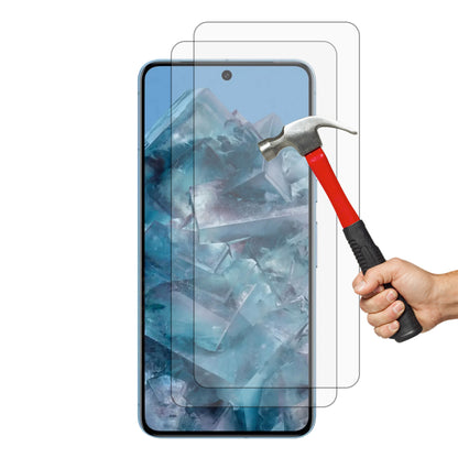 [2 Pack] MEZON Google Pixel 8 Pro (6.7") Tempered Glass Crystal Clear Premium 9H HD Case Friendly Screen Protector (Pixel 8 Pro, 9H)