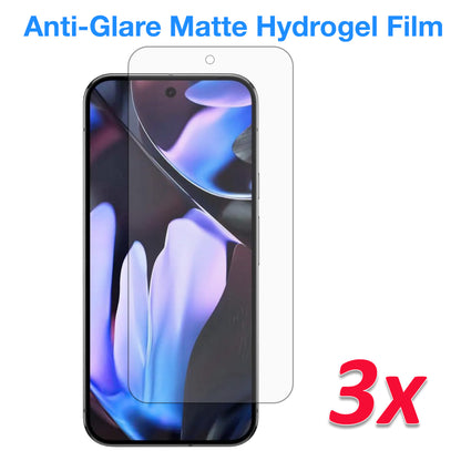 [3 Pack] MEZON Google Pixel 9 Pro XL Premium Anti-Glare Matte Hydrogel Edge-to-Edge Full Coverage Screen Protector