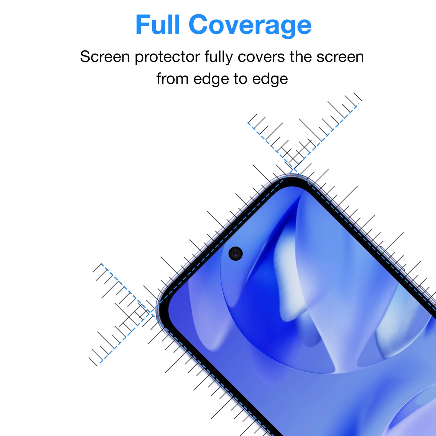 [3 Pack] MEZON Google Pixel 9a Clear Screen Protector Case Friendly Film (Pixel 9a, Clear)