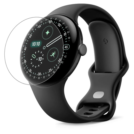 [3 Pack] MEZON Google Pixel Watch 4 (45mm) Ultra Clear TPU Film Screen Protectors Shock Absorption (Pixel Watch 4, Clear)