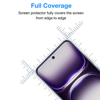 [3 Pack] MEZON OPPO Reno12 Pro 5G Premium Hydrogel Clear Edge-to-Edge Full Coverage Screen Protector Film