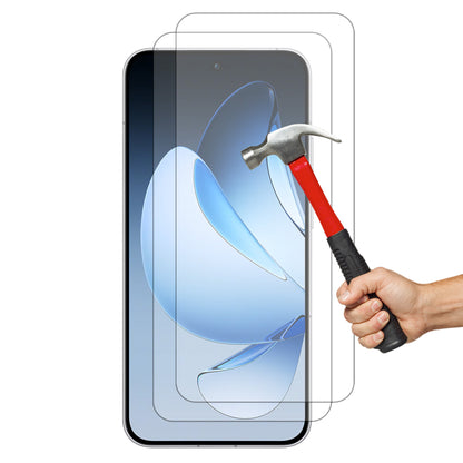 [2 Pack] MEZON Tempered Glass for OPPO Reno13 5G Crystal Clear Premium 9H HD Case Friendly Screen Protector (OPPO Reno13 5G, 9H)