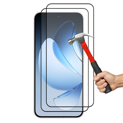 [2 Pack] MEZON OPPO Reno13 5G Full Coverage Tempered Glass Crystal Clear Premium 9H HD Screen Protector (OPPO Reno13 5G, 9H Full)