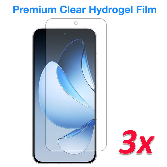 [3 Pack] MEZON OPPO Reno13 5G Premium Hydrogel Clear Edge-to-Edge Full Coverage Screen Protector Film