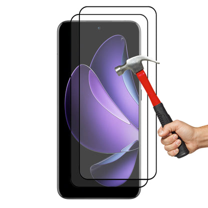 [2 Pack] MEZON OPPO Reno13 Pro 5G Full Coverage Tempered Glass Crystal Clear Premium 9H HD Screen Protector (OPPO Reno13 Pro 5G, 9H Full)