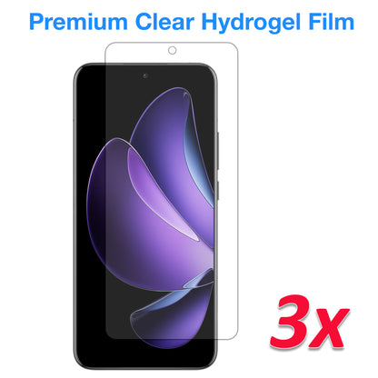 [3 Pack] MEZON OPPO Reno13 Pro 5G Premium Hydrogel Clear Edge-to-Edge Full Coverage Screen Protector Film
