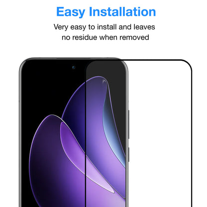 [2 Pack] MEZON OPPO Reno13 Pro 5G Full Coverage Tempered Glass Crystal Clear Premium 9H HD Screen Protector (OPPO Reno13 Pro 5G, 9H Full)