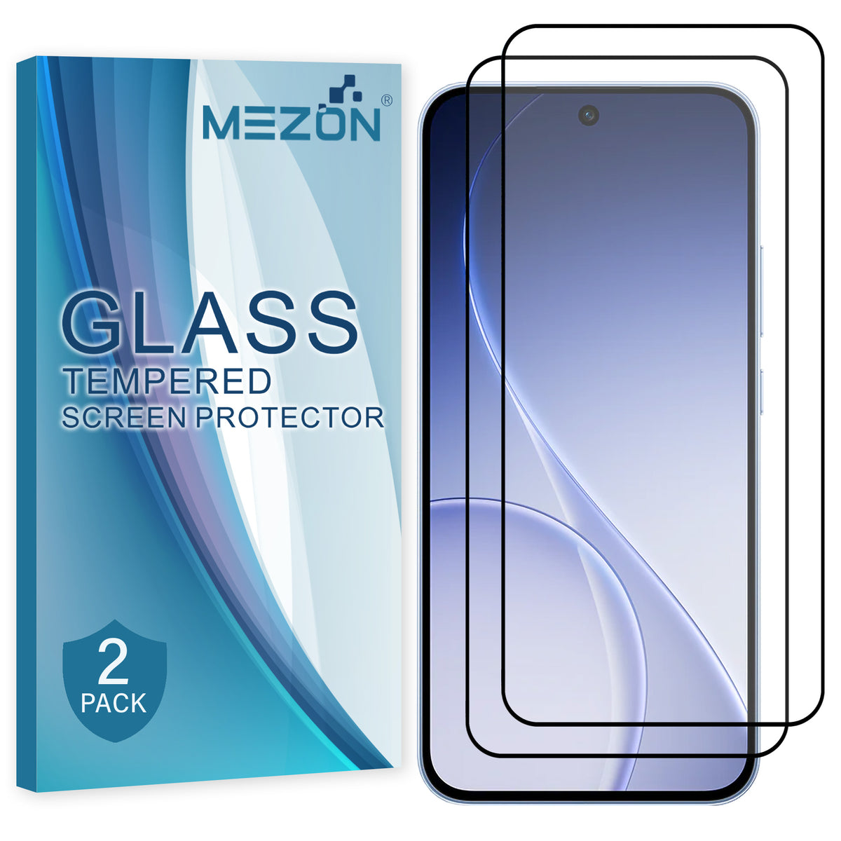 Full-cover tempered glass for OPPO Reno15 F 5G