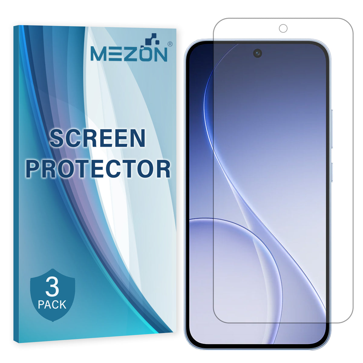 Anti-glare matte TPU film screen protector for OPPO Reno15 F 5G