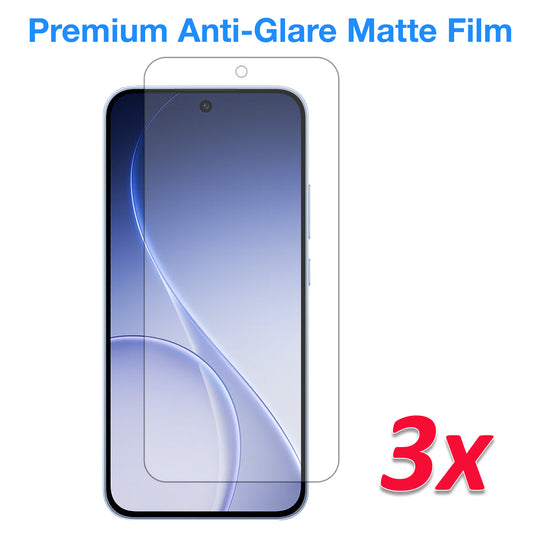 [3 Pack] MEZON OPPO Reno15 F 5G Anti-Glare Matte Screen Protector Case Friendly Film (OPPO Reno15 F 5G, Matte)