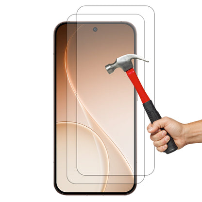 [2 Pack] MEZON Tempered Glass for OPPO Reno15 Pro 5G Crystal Clear Premium 9H HD Case Friendly Screen Protector (OPPO Reno15 Pro 5G, 9H)