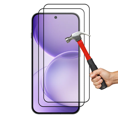 [2 Pack] MEZON OPPO Reno16 Pro 5G Full Coverage Tempered Glass Crystal Clear Premium 9H HD Screen Protector (OPPO Reno16 Pro 5G, 9H Full)