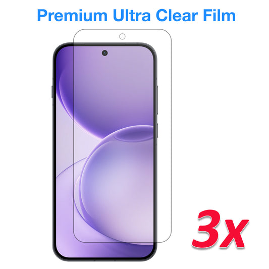[3 Pack] MEZON OPPO Reno16 Pro 5G Ultra Clear Screen Protector Case Friendly Film (OPPO Reno16 Pro 5G, Clear)