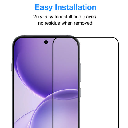 [2 Pack] MEZON OPPO Reno16 Pro 5G Full Coverage Tempered Glass Crystal Clear Premium 9H HD Screen Protector (OPPO Reno16 Pro 5G, 9H Full)