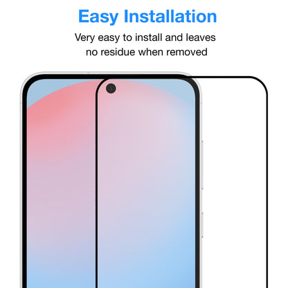 [2 Pack] MEZON Full Coverage Samsung Galaxy S24 FE (6.7") Crystal Clear Premium 9H HD Tempered Glass