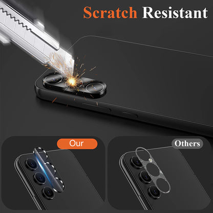 [2 Pack] MEZON Samsung Galaxy S24 FE (6.7") Premium Full Coverage Camera Lens Tempered Glass (Galaxy S24 FE, Lens HD)