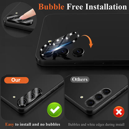 [2 Pack] MEZON Samsung Galaxy S24 (6.2") Premium Full Coverage Camera Lens Tempered Glass (Galaxy S24, Lens HD)