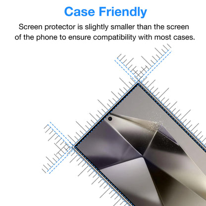 [3 Pack] MEZON Samsung Galaxy S24 Ultra (6.8") Anti-Glare Matte Screen Protector Case Friendly Film (Galaxy S24 Ultra, Matte)