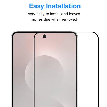 [2 Pack] MEZON Full Coverage Samsung Galaxy S25 Edge (6.7") Crystal Clear Fingerprint Unlock Premium 9H HD Tempered Glass