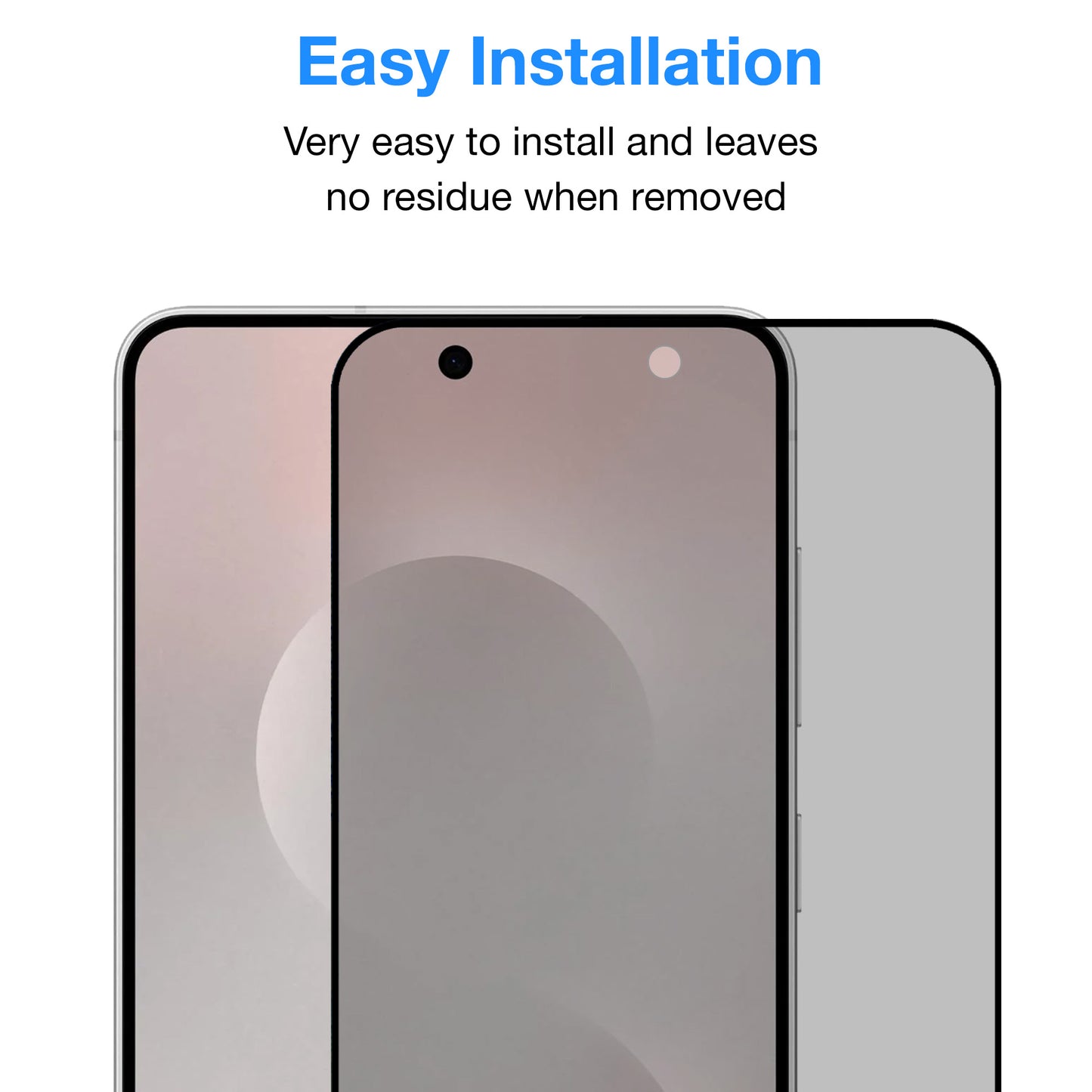 [2 Pack] MEZON Privacy Anti-Spy Full Coverage Samsung Galaxy S25 Edge (6.7") Tempered Glass Fingerprint Unlock Premium 9H HD Screen Protectors