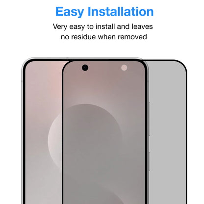 [2 Pack] MEZON Privacy Anti-Spy Full Coverage Samsung Galaxy S25 Edge (6.7") Tempered Glass Fingerprint Unlock Premium 9H HD Screen Protectors