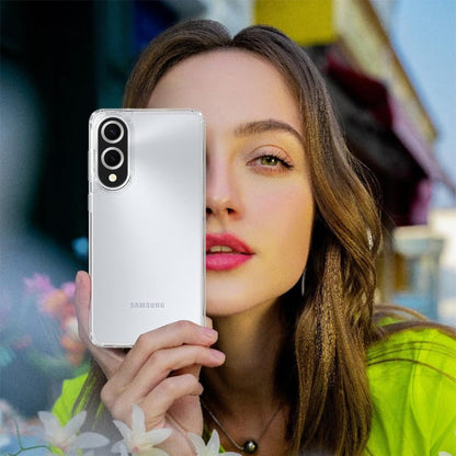 MEZON Samsung Galaxy S25 Edge (6.7") Premium Slim Crystal Clear TPU Gel Back Case – Wireless Charging Compatible