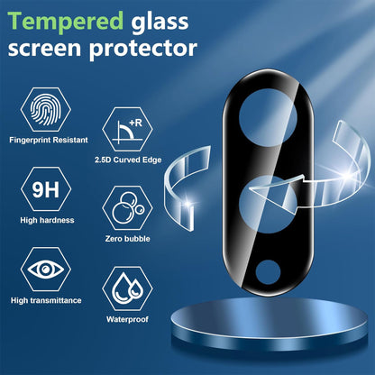 [2 Pack] MEZON Samsung Galaxy S25 Edge (6.7") Premium Full Coverage Camera Lens Tempered Glass (Galaxy S25 Edge, Lens HD)