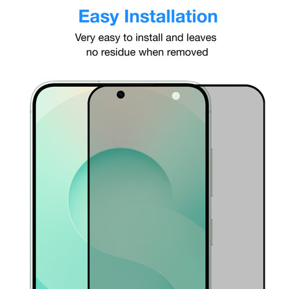 [2 Pack] MEZON Privacy Anti-Spy Full Coverage Samsung Galaxy S25+ (6.7") Tempered Glass Fingerprint Unlock Premium 9H HD Screen Protectors