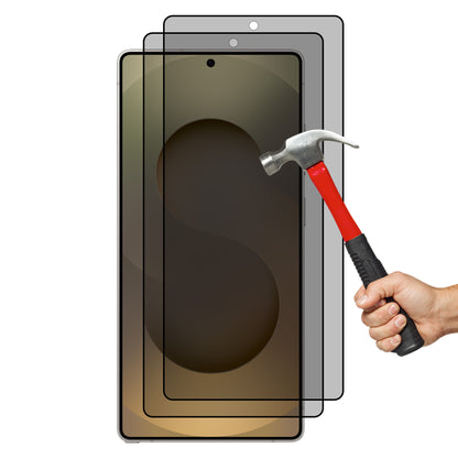 [2 Pack] MEZON Privacy Anti-Spy Full Coverage Samsung Galaxy S25 Ultra (6.9") Tempered Glass Fingerprint Unlock Premium 9H HD Screen Protectors