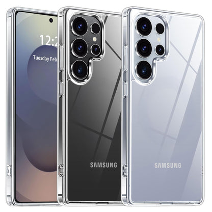 MEZON Samsung Galaxy S25 Ultra (6.9") Premium Slim Crystal Clear TPU Gel Back Case – Wireless Charging Compatible