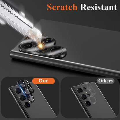 [2 Pack] MEZON Samsung Galaxy S25 Ultra (6.9") Premium Full Coverage Camera Lens Tempered Glass (Galaxy S25 Ultra, Lens HD)