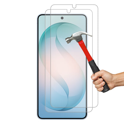 [2 Pack] MEZON Samsung Galaxy S26 (6.3") Tempered Glass Crystal Clear Premium 9H HD Fingerprint Unlock Screen Protectors