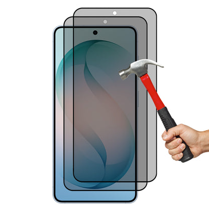 [2 Pack] MEZON Privacy Anti-Spy Full Coverage Samsung Galaxy S26 (6.3") Tempered Glass Fingerprint Unlock Premium 9H HD Screen Protectors